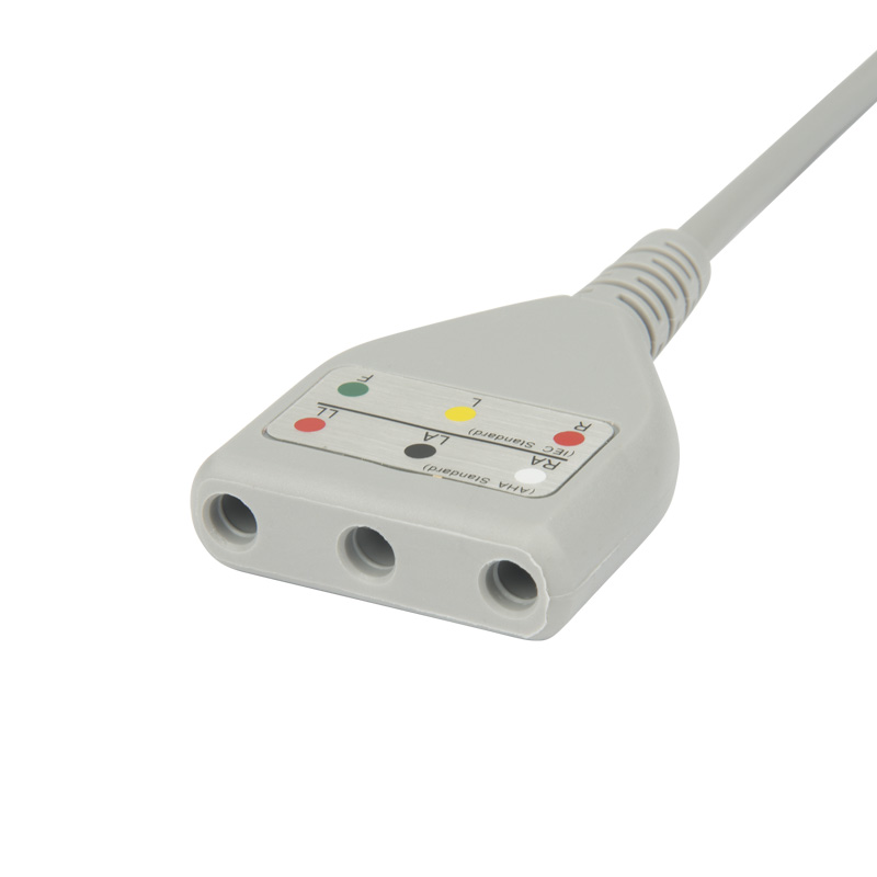 [DK]EKG stamkabel, nærbillede 1